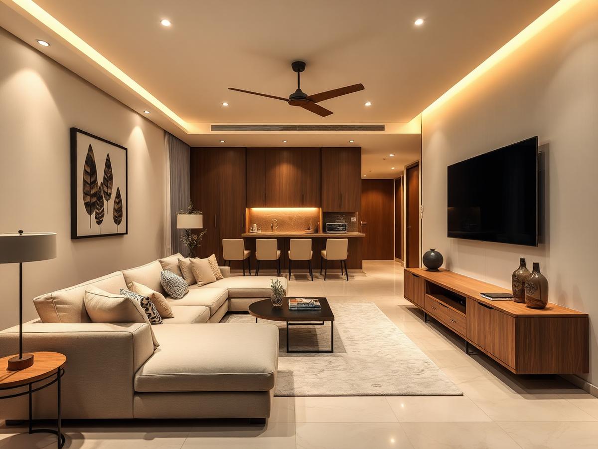 The Andheri East Residence - Living
