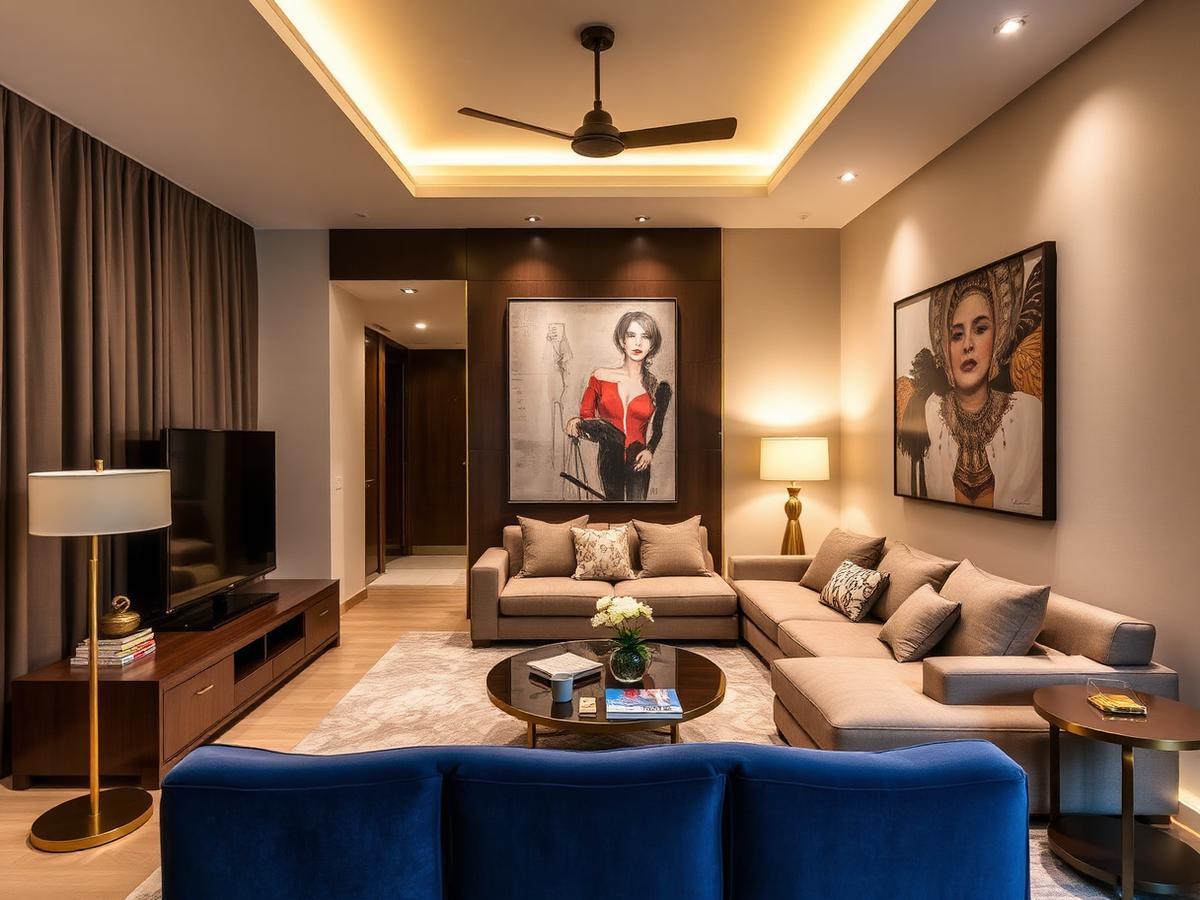 Goregaon Luxury Suite - Living